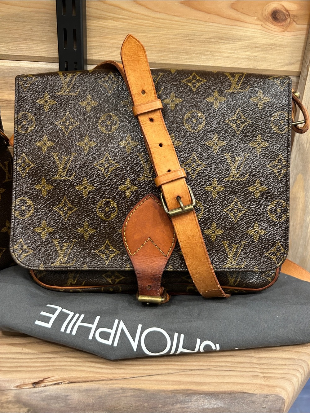 Louis Vuitton Monogram Cartouchiere GM